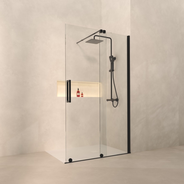 PAROI FIXE AVEC PORTE COULISSANTE DELISS 3